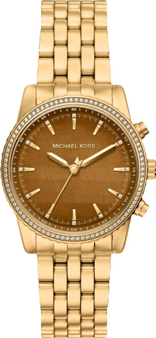 Women's Bryant Three-Hand Gold-Tone Stainless Steel Watch, 35mm