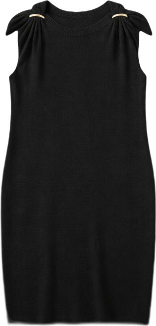 Women's Metal Detail Sweater Dress