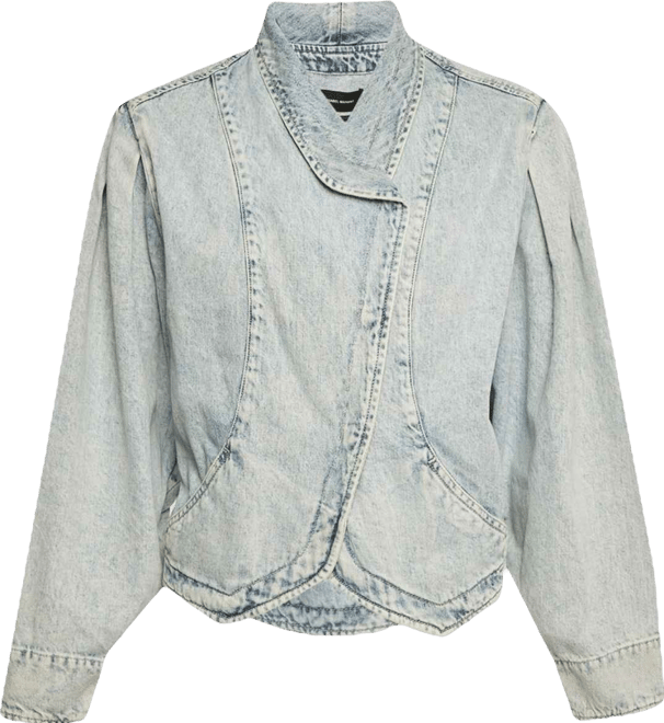Women's Blue Denim Crossover Pauline Jacket