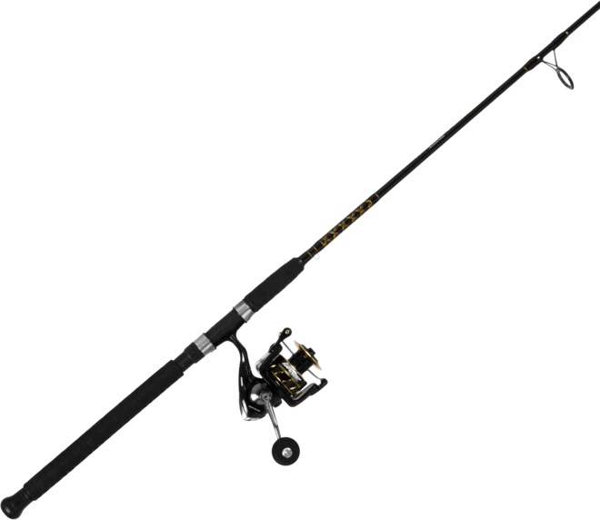 Marathon Fortress II Boat Spinning Combo, Aluminum