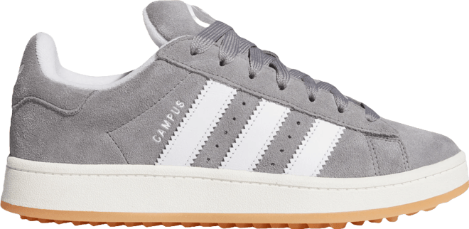 adidas Campus 00s Spikeless Golf Shoes - Unisex - Grey Three / Cloud White / Off White - 14