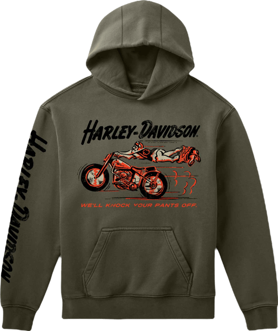 Men's H-D Knock Your Pants Off Pullover Fleece Hoodie | Harley
