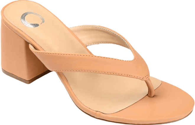 Women's Alika Block Heel Thong Sandals