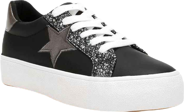 Merida Glitter Patch Chunky Sneakers