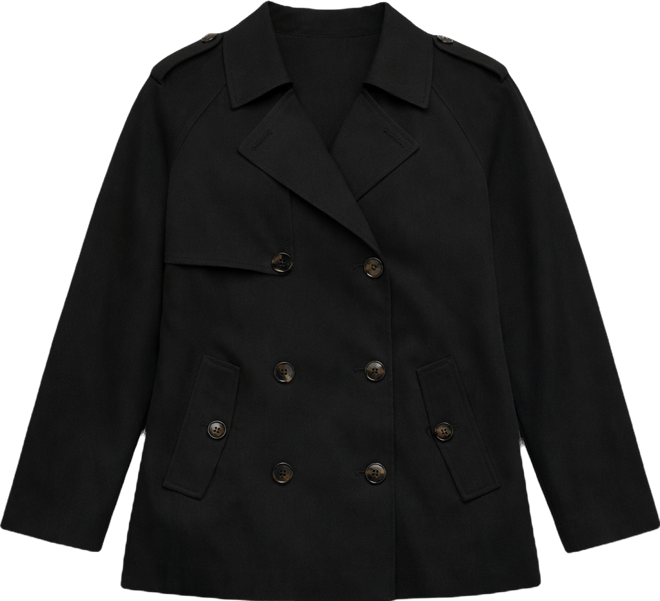 Women s Short Raglan Trench