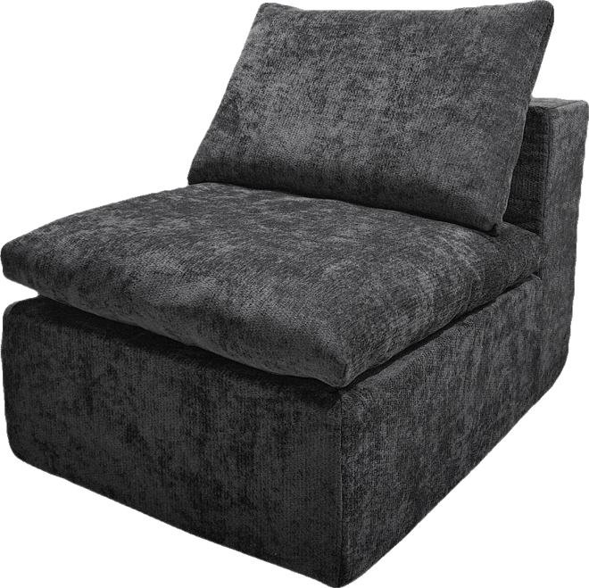 Minimalist Plush Corduroy Sectional Sofa