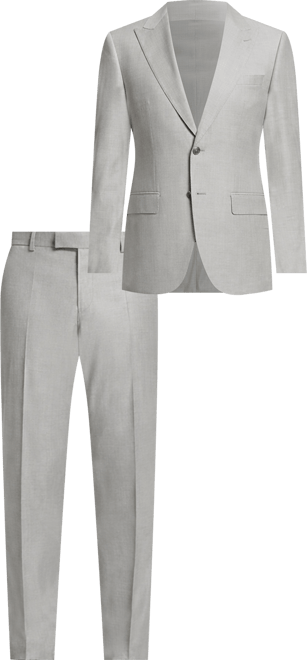 Boss by  Men's Two-Piece Wool Blend Slim-Fit Suit