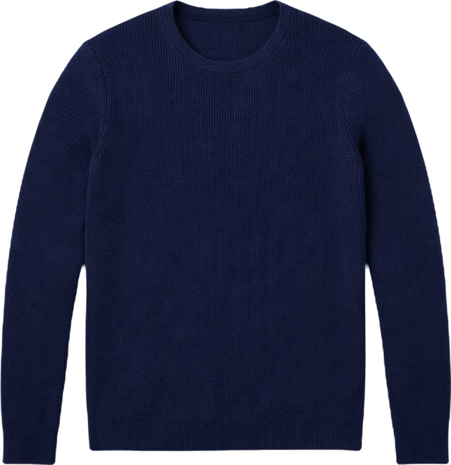 Men's  Ribbed Crew Neck Sweater
