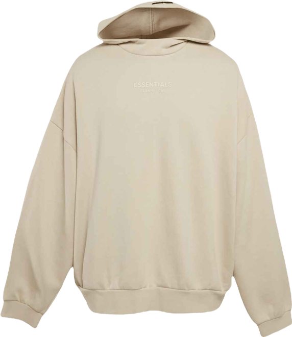 Men's Essentials Logo Print Cotton Hoodie