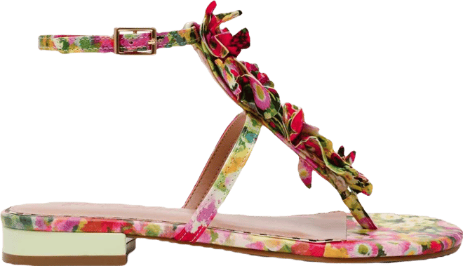 Women's Kenedy Floral Gladiator Round Toe Sandals