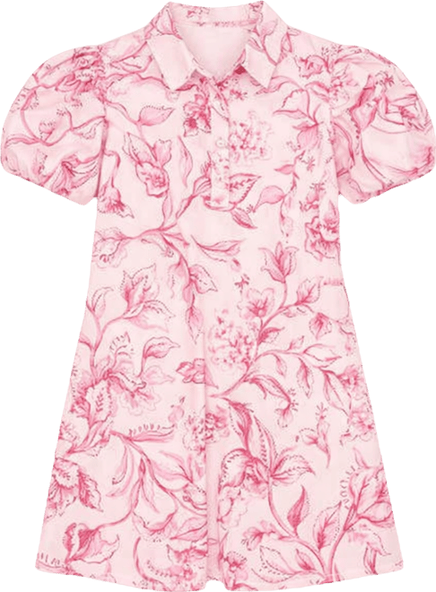 Women's Back-Vent Collared Neck Dress