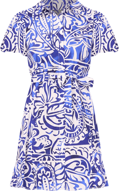 Women's Collared Neck Shirt Dress