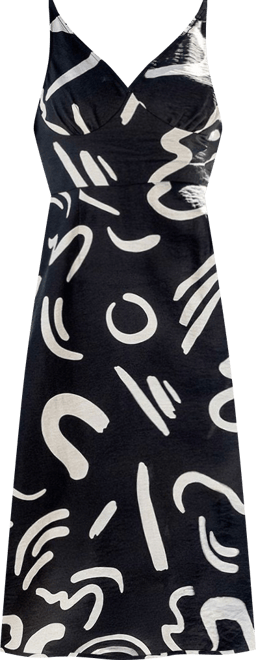 Women's Amulet Abstract Midi Beach Dress