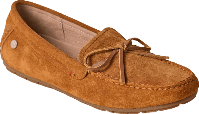 Women's Suede Loafer Moc Flats