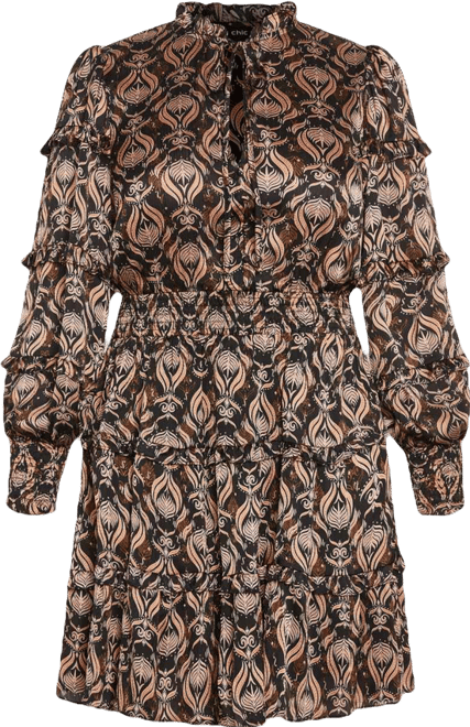 Women's Ruffle Fan Dress