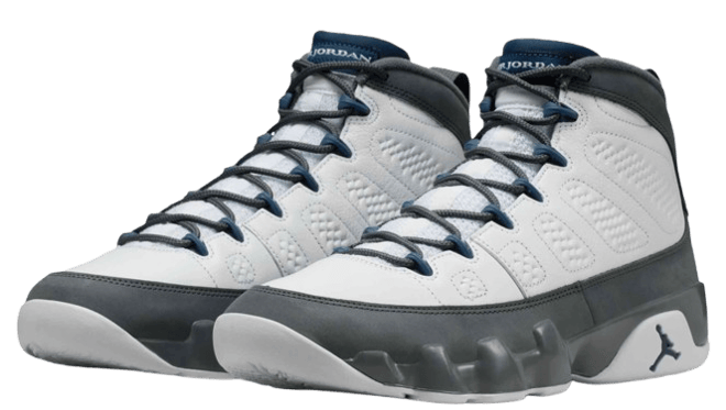 Air Jordan 9 Retro "Flint Grey y French Blue" Tenis para hombre