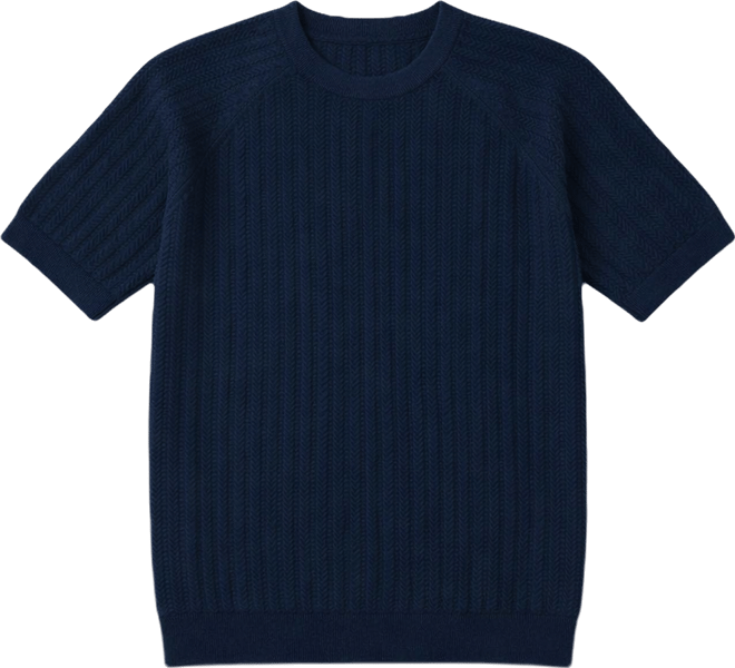 Men's Wipped Textured Knit Sweater