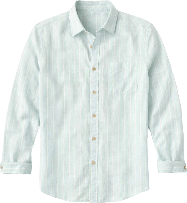 Men's Striped Long-Sleeve Shirt
