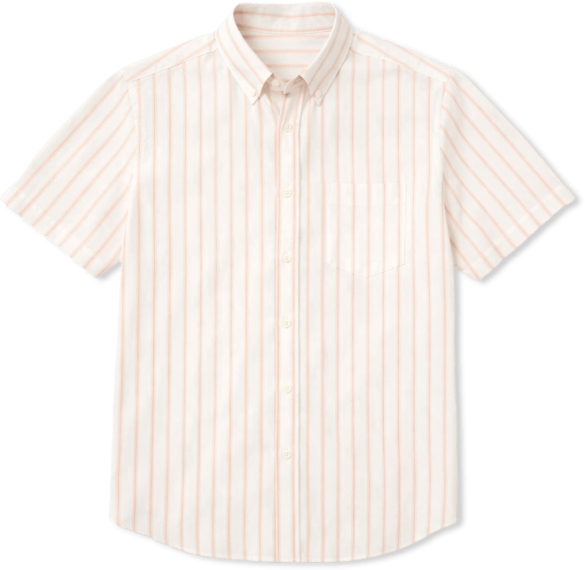 Men's Striped Short-Sleeve Shirt