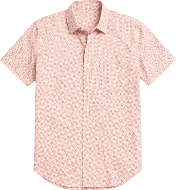 Men's Printed Short-Sleeve Shirt