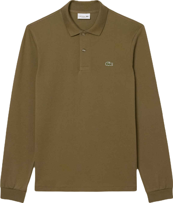 Men's Classic Fit Long-Sleeve Polo Shirt