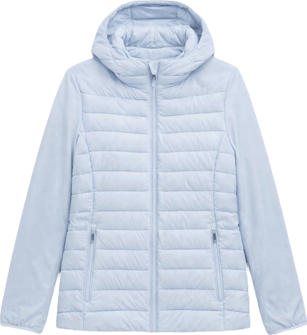 Women's Mixed-Media Packable Coat