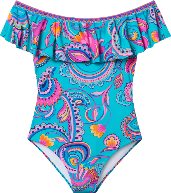 Women's Mykonos Ruffle One-Piece Swimsuit