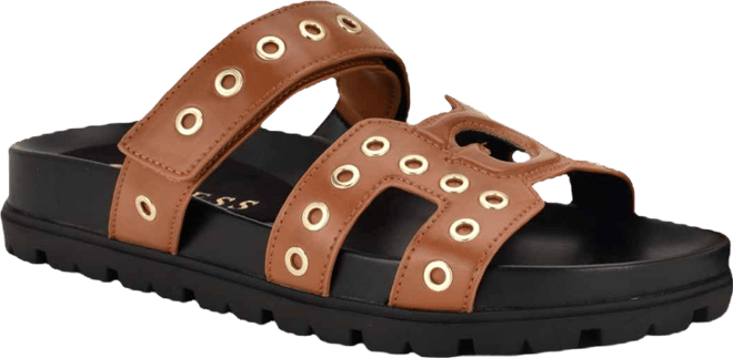 Women's Fashie Double Strap Footbed Sandals