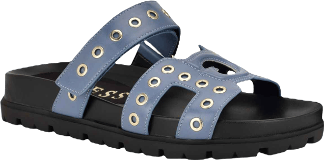 Women's Fashie Double Strap Footbed Sandals