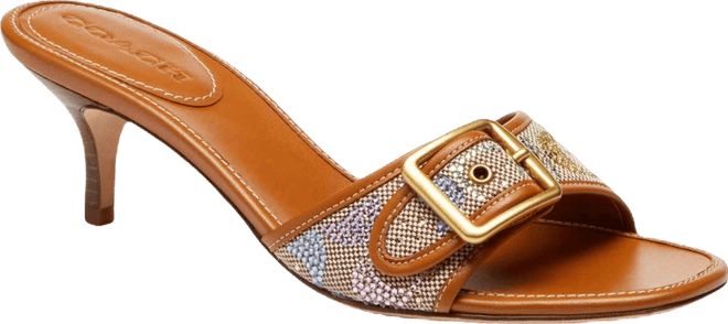 Women's Margot Slip-On Crystal Signature Jacquard Sandals