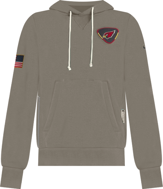 Women's Olive Arizona Cardinals 2025 Salute to Service Sideline Standard Issue Dri-fit Hoodie