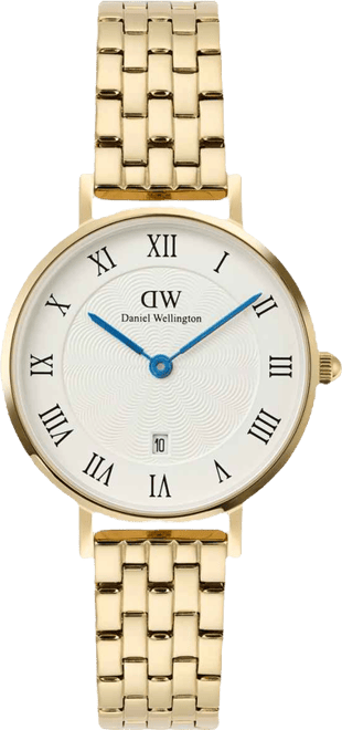 Women's Date Gold-Tone Stainless Steel Watch, 28mm