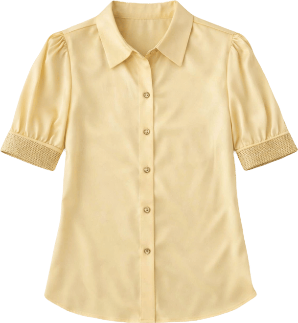 Women's Beaded Short-Sleeve Top