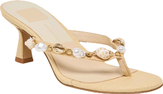 Women's Daksie Shell Embellished Thong Slip-On Dress Sandals