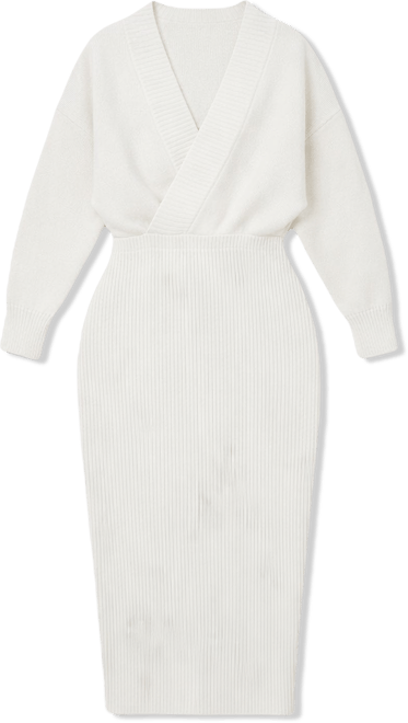 Women's Wrap Sweater Maxi Dress