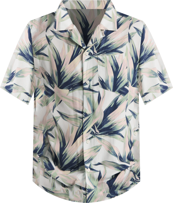 Men's All-Over Print Camp Collared Shirt