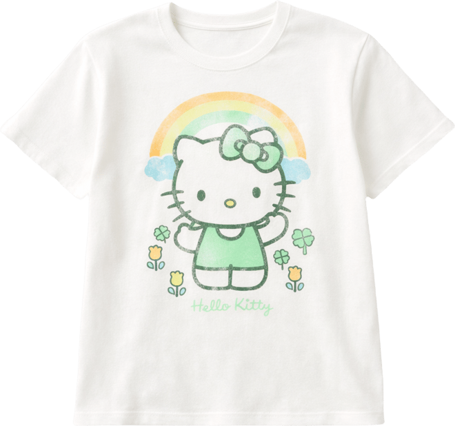 Juniors' Hello Kitty Saint Patrick's Day T-Shirt