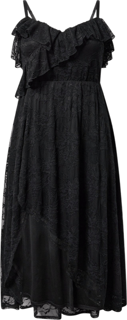 Plus Size - Ruffle Trim Lace Maxi Dress - Torrid