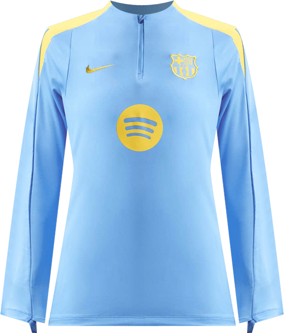 FC Barcelona Strike Dördüncü Nike Dri-FIT Örgü Kadın Futbol Antrenman Üstü