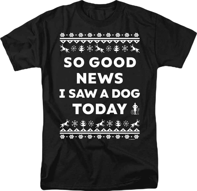 Men's Good News Faux Sweater T Shirt