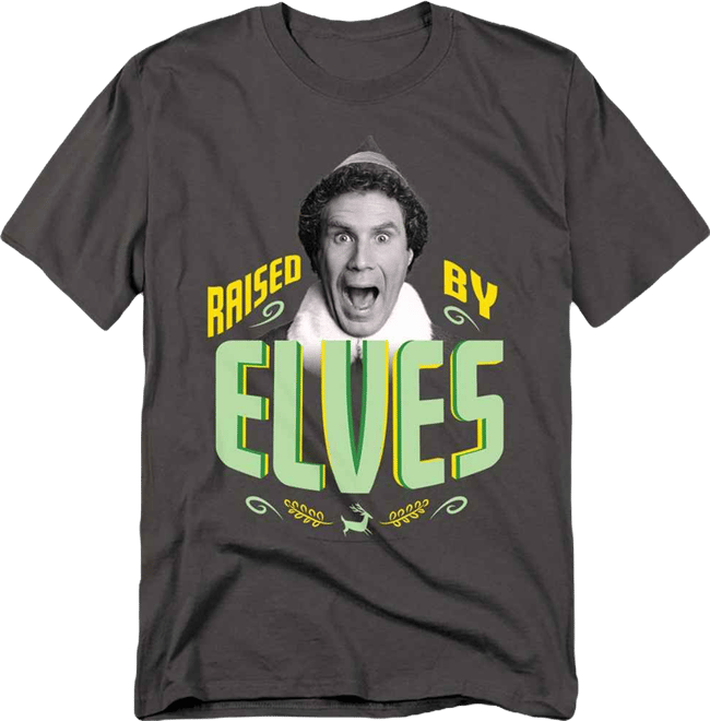 Men's Buddy Raised By Elves T Shirt