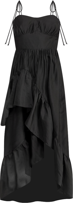 Women's Ruffle Tiered Midi Dress