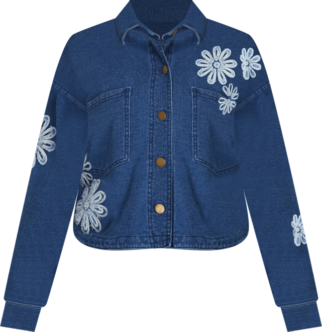 Women's Marlow Daisy Patchwork Detail Cloud Bryn Shacket