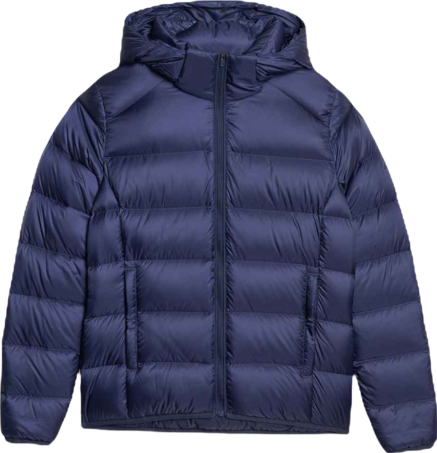 Women's trekking down jacket with natural filling