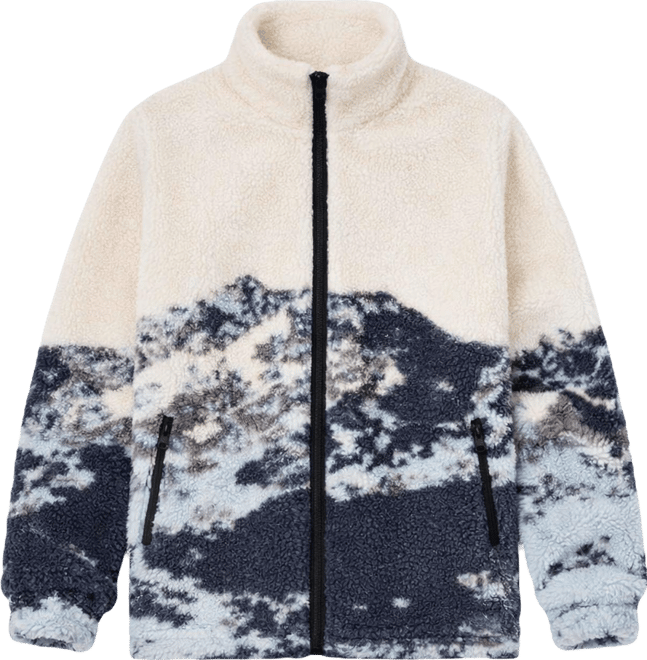Women's Unisex Sherpa Fleece Oversized With Stand-Up Collar