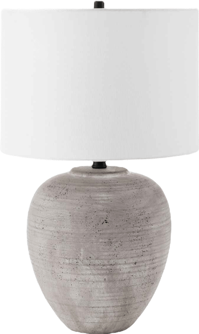 Shira 23" Ceramic Table Lamp with Fabric Shade