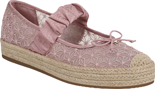 Women's Lillie Mesh Mary-Jane Espadrille Flats