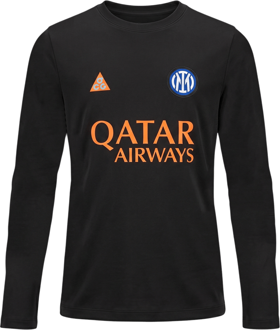 Inter Milan Academy Pro SE Older Kids' Nike ACG Dri-FIT Football Long-Sleeve Pre-Match Top