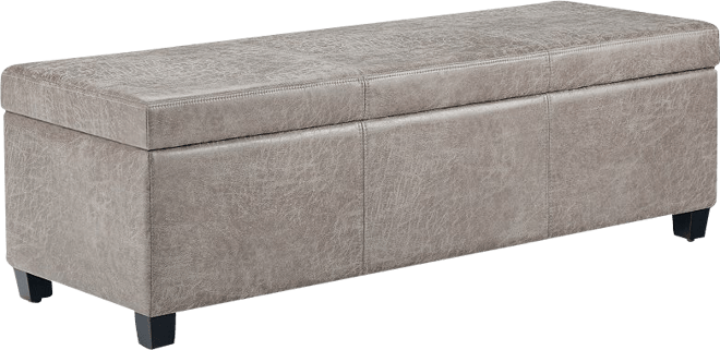 Avalon Storage Ottoman Bench, Storage Ottomans