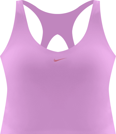 Nike Universa Camiseta de tirantes con bra deportivo con almohadilla de media sujeción para mujer